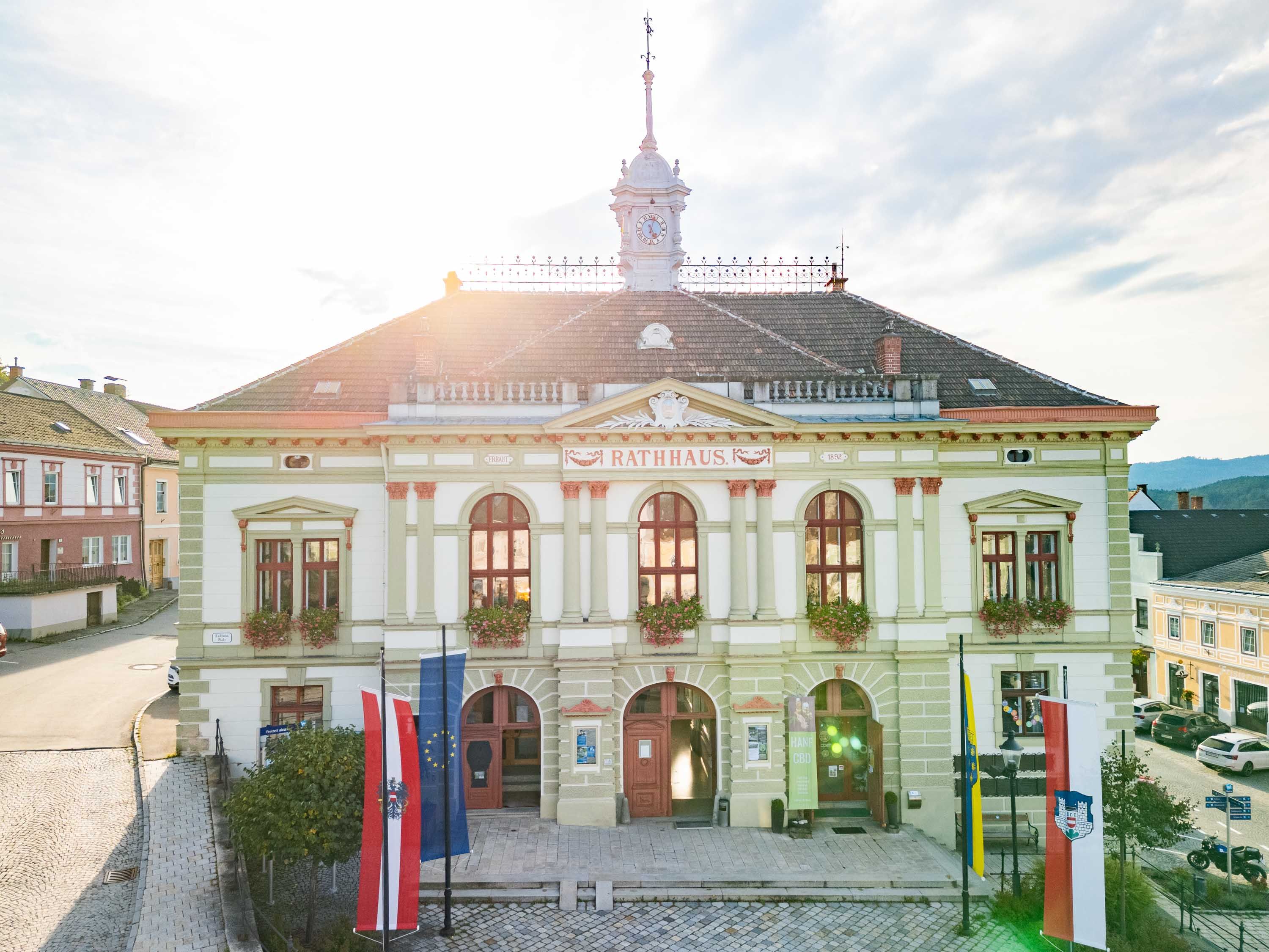 Das Rathaus von Weitra