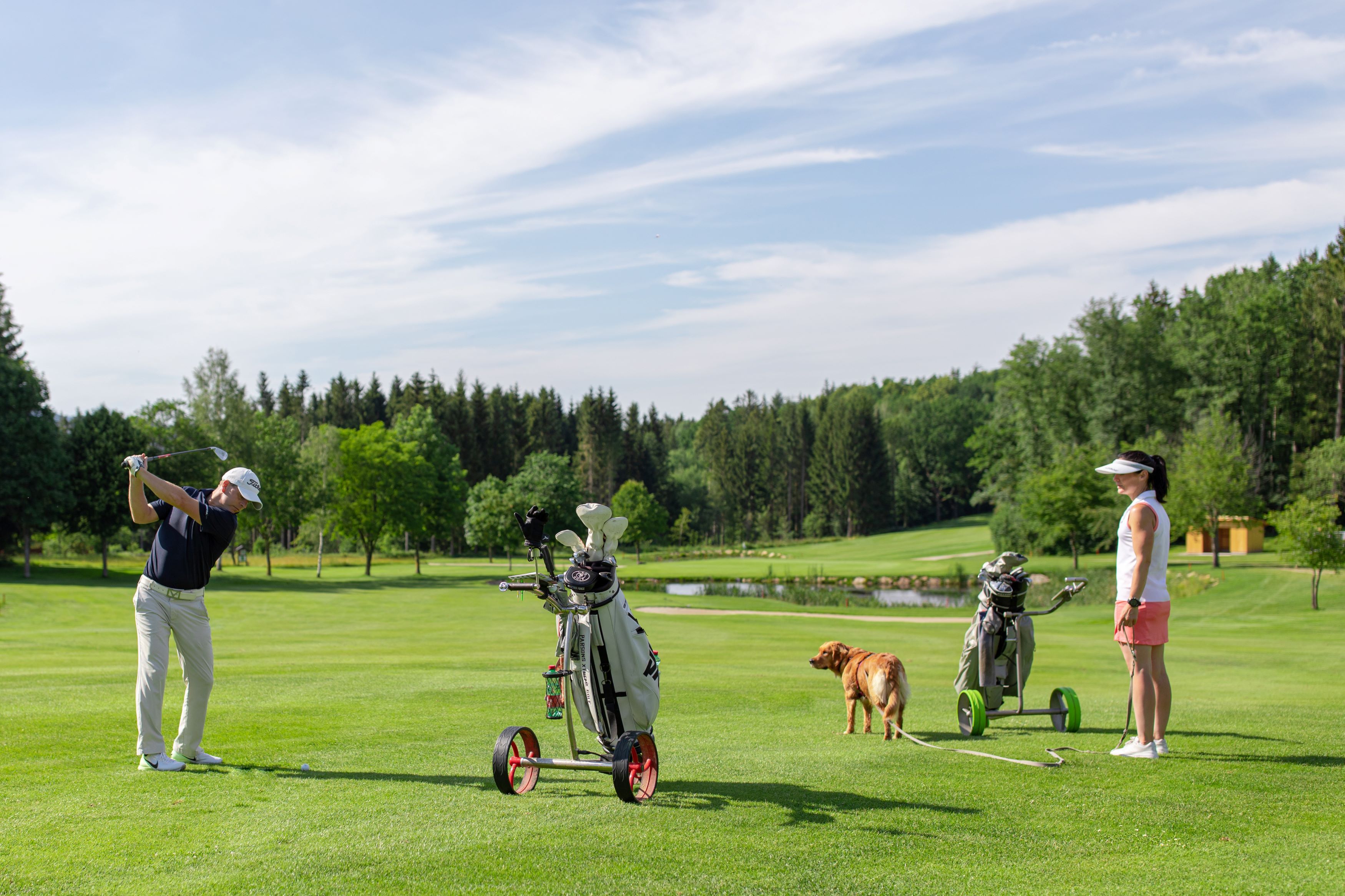 Golfspieler Golfclub Hausschachen Weitra