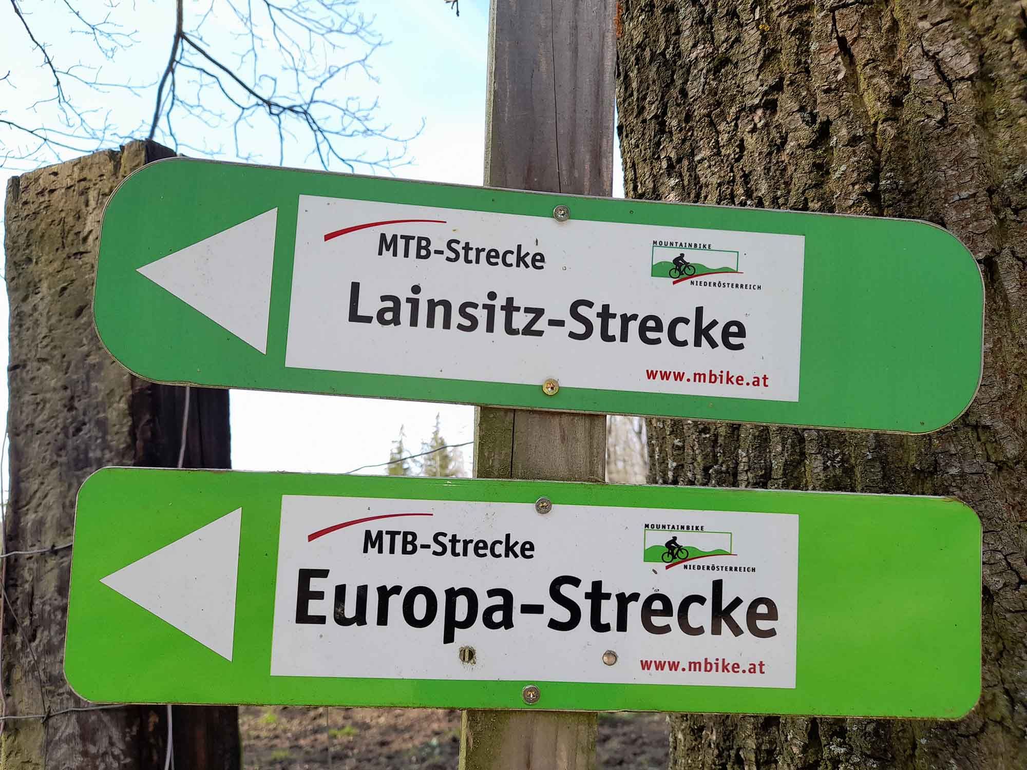 MTB Strecken vorm Haus